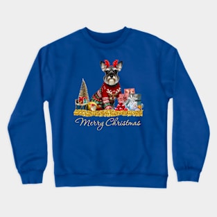 Merry Christmas Schnauzer Crewneck Sweatshirt